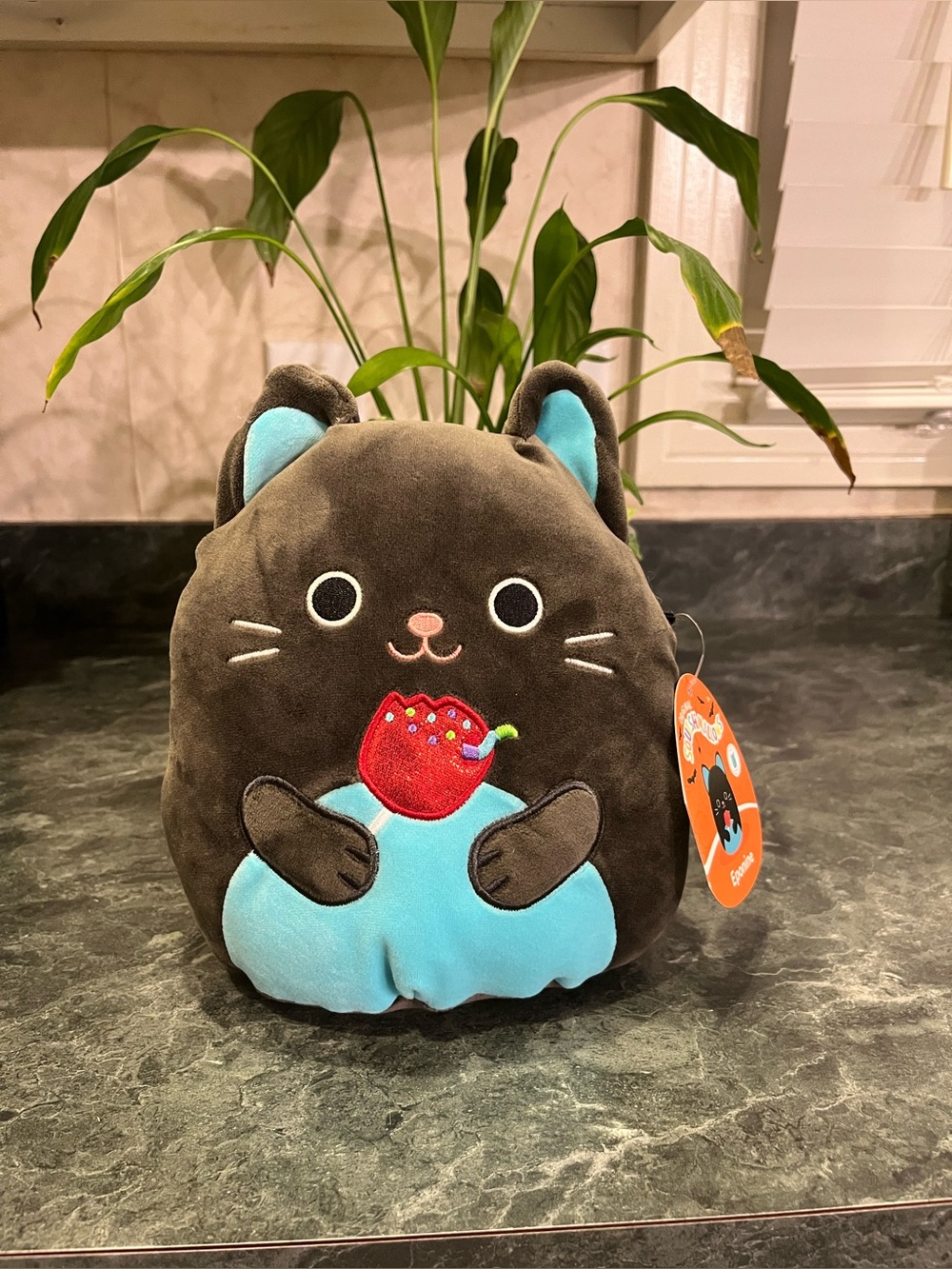 *NWT* Squishmallows 8” Eponine the Black Cat w/ Lollipop Halloween 2026